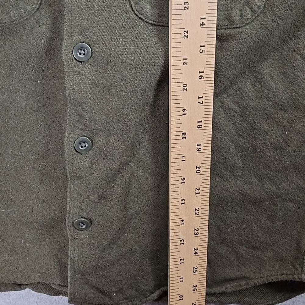 Madewell Shirt Easy Fit Work Men’s Size Medium Heavy flannel Shacket - Picture 6 of 9